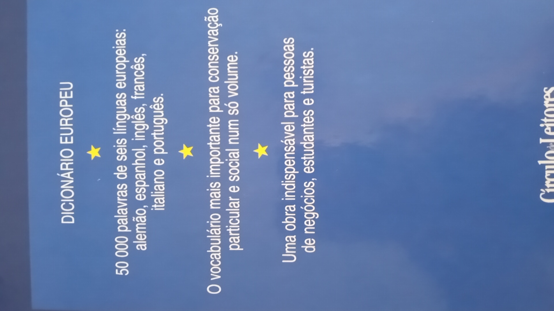 Dicionário 6 idiomas.