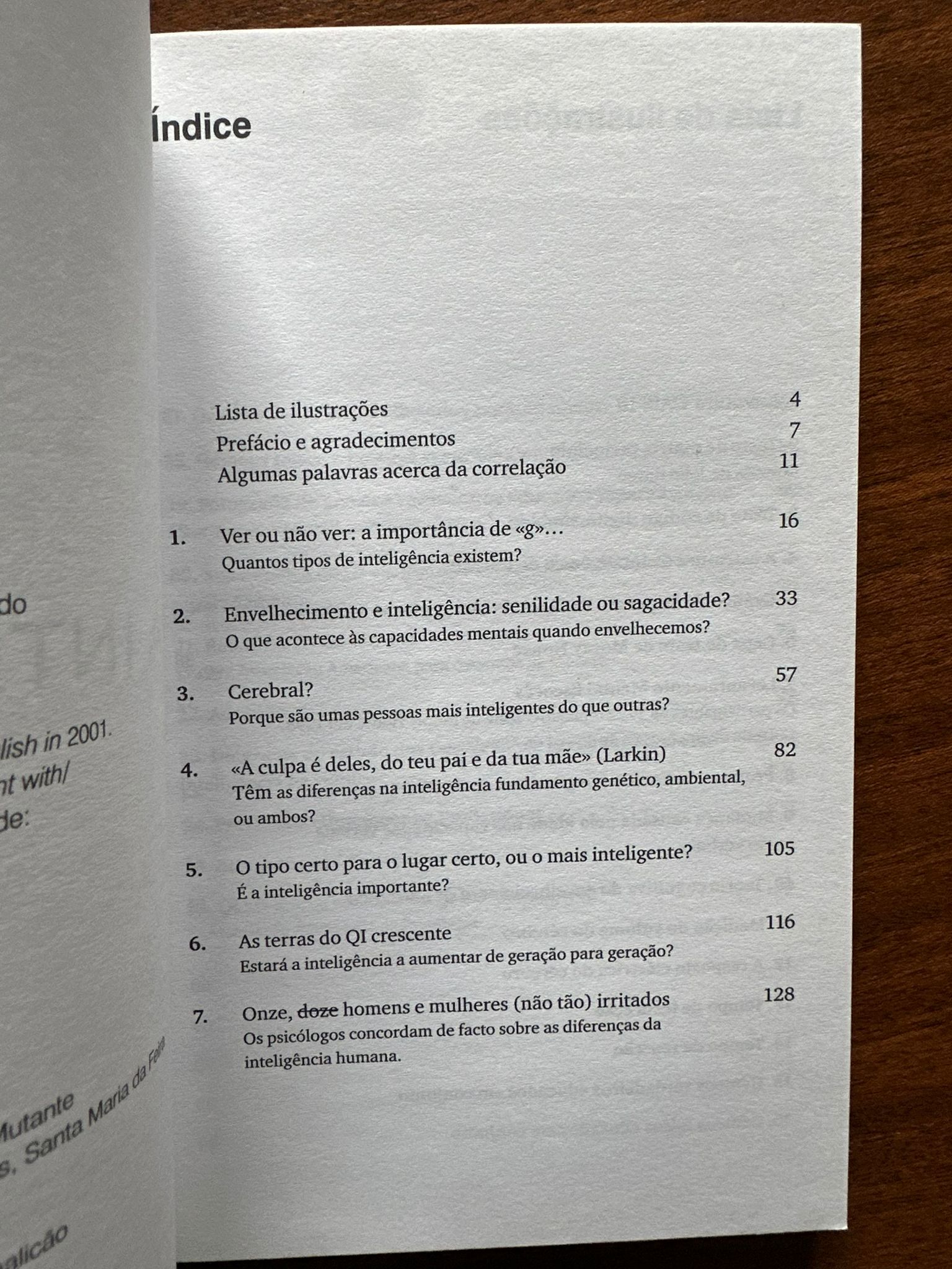 Índice do Livro