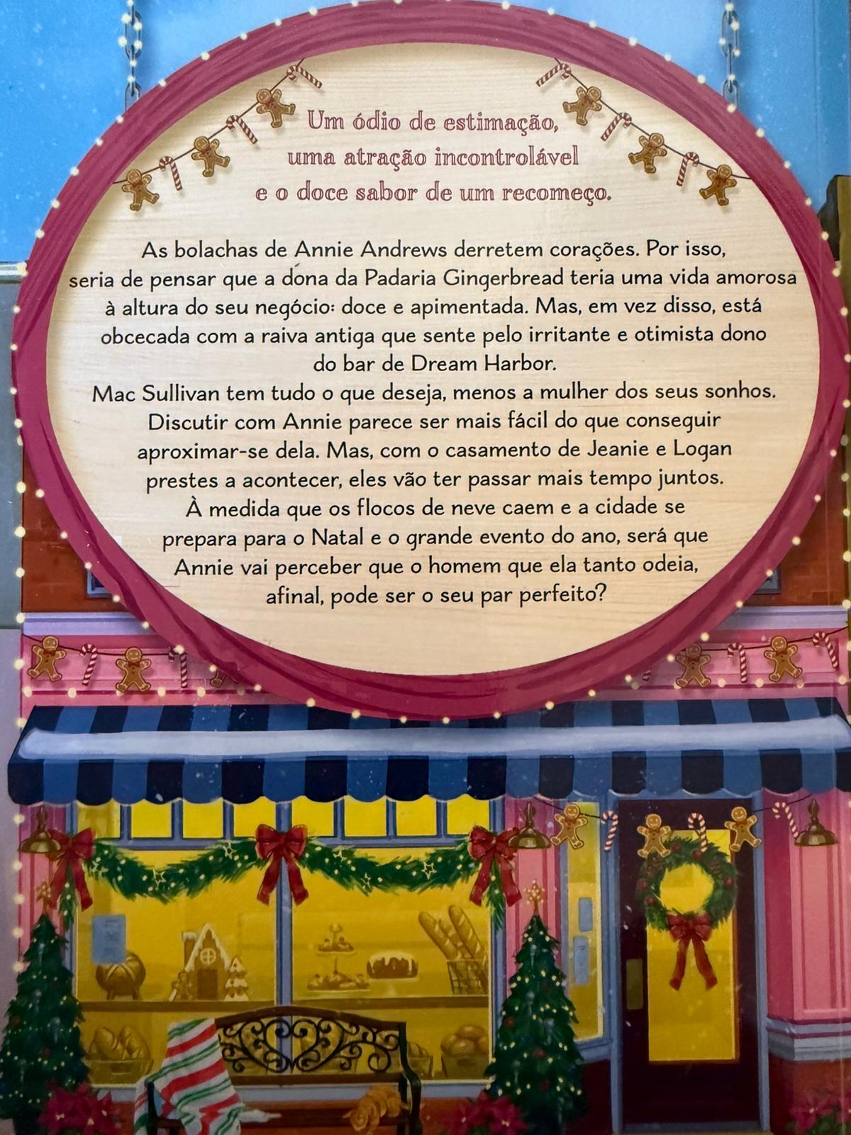 Uma rapariga da cidade, apaixonada por café e cheia de energia. Um rapaz faz-tudo, descontraído e com olhos cor de avelã irresistíveis. Será esta a receita para o desastre?! Descubra neste romance totalmente aconchegante e viciante - e tudo na pequena cidade dos seus sonhos!  Viciada em café assumida e crítica gastronómica, Madison convenceu-se de que o seu lugar era em Nova Iorque. Isto até ser chamada de volta à pequena cidade de Maple Falls para recuperar a casa da sua infância, a Pousada Cinnamon Spice. Ela NÃO está ansiosa por reencontrar Zach, o seu ex, que agora é um faz-tudo barbudo e sexy que sabe exatamente como mexer com ela. Mas ela não se vai deixar afetar por distrações… certo?  Zach sente-se frustrado quando se vê frente a frente com a rapariga que lhe roubou o coração - e fugiu. Mas concordou em renovar a pousada da família dela e é um homem de palavra. A última coisa que quer é trabalhar lado a lado com aquela mulher teimosa, irritante e… esbelta e linda de morrer.  As faíscas estão prestes a saltar, mas será que Madison vai mesmo conseguir salvar a Pousada Cinnamon Spice e experimentar uma segunda oportunidade no amor?