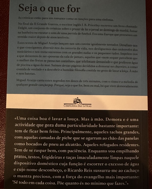 SINOPSE INSERIDA NA CONTRACAPA DO LIVRO